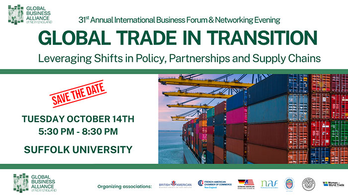 SAVE THE DATE: Tuesday, October 14th, 5:30 pm to 8:30 pm Suffolk University